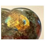 Labradorite Heart Shaped Paperweight