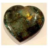 Labradorite Heart Shaped Paperweight