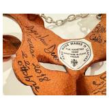 Handcrafted Leather Mask Necklace by Agostino Dessi