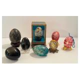 Variety of Collectible Egg Figurines