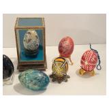 Variety of Collectible Egg Figurines