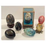 Variety of Collectible Egg Figurines