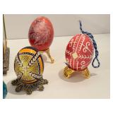 Variety of Collectible Egg Figurines