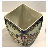 Variety of Vintage Asian Decor including a Green Korean Teapot