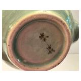 Variety of Vintage Asian Decor including a Green Korean Teapot