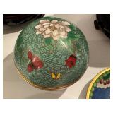 Variety of Vintage Cloisonné Items