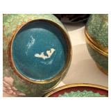 Variety of Vintage Cloisonné Items