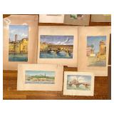 Collection of Original Watercolor Paintings by Bill Hughes