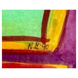 Pop Art Style, Colorful Original Artwork by Natalie Goldberg