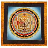 Unframed Kalachakra Mandala Wheel of Time by Tashi Lama