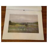 Vintage 1987 PROM GALERIE Mario Fallani / 1987 Mario Fallani Calendar Prints