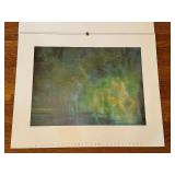 Vintage 1987 PROM GALERIE Mario Fallani / 1987 Mario Fallani Calendar Prints