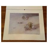 Vintage 1987 PROM GALERIE Mario Fallani / 1987 Mario Fallani Calendar Prints
