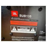 JB Subwoofer Sub 135 and Speakers