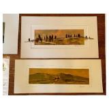 Collection of Original Unframed Watercolor Paintings by Adelina