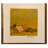 Collection of Original Unframed Watercolor Paintings by Adelina