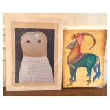 Two Whimsical Prints