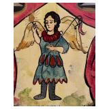 Hand Painted San Gabriel Wood Painted Plaque