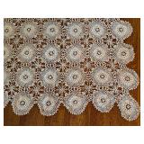 Antique Crochet Dining Room Table Cover
