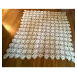 Antique Crochet Dining Room Table Cover