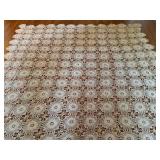 Antique Crochet Dining Room Table Cover