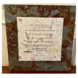 Tile with Eskimo Love Song