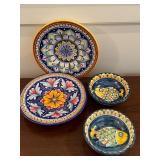 Florence Italy Pottery Dishes