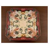 Asian Design Decorative Rooster Motif Plate