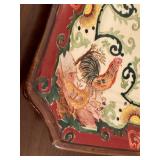 Asian Design Decorative Rooster Motif Plate