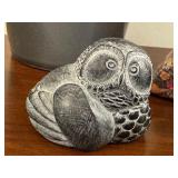 Fun, Decorative Owl Figurines and a Small Planter