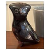 Fun, Decorative Owl Figurines and a Small Planter