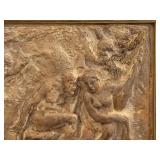 Framed Plaster Cast Plaque from Florence