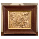 Framed Plaster Cast Plaque from Florence