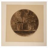 Framed Drawing Print by Mario Fallani