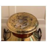 Vintage Brass Torridge Vale DVS Milk Can