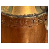 Vintage Brass Torridge Vale DVS Milk Can