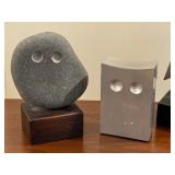 Three Artisan Crafted Owl Figurines by Cy DeCosse