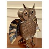 Metal Owl Sculpture
