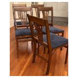 Set of Five Vintage Stakmore Folding Chairs