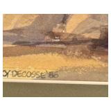 Framed Watercolor Painting, Florentine Gate by Cy DeCosse