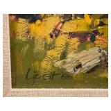 Framed Original Oil on Board Painting by Greg Lipelt