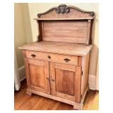 Vintage Wooden Cabinet / Vintage Wooden Commode