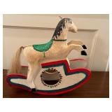 Rocking Horse Figurine Made by a Sicilian Puppet-Maker