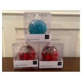 Three New Van Gogh Museum Glass Handmade Ornaments