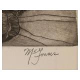"Saw-Whet Owls" Etching Print by Christine McGinnis