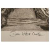 "Saw-Whet Owls" Etching Print by Christine McGinnis