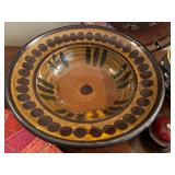 Artisan Pottery and Recycled Wool Coasters by Penny Norman