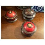 Artisan Pottery and Recycled Wool Coasters by Penny Norman
