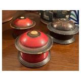 Artisan Pottery and Recycled Wool Coasters by Penny Norman