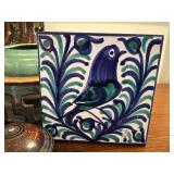 Artisan Pottery and Recycled Wool Coasters by Penny Norman